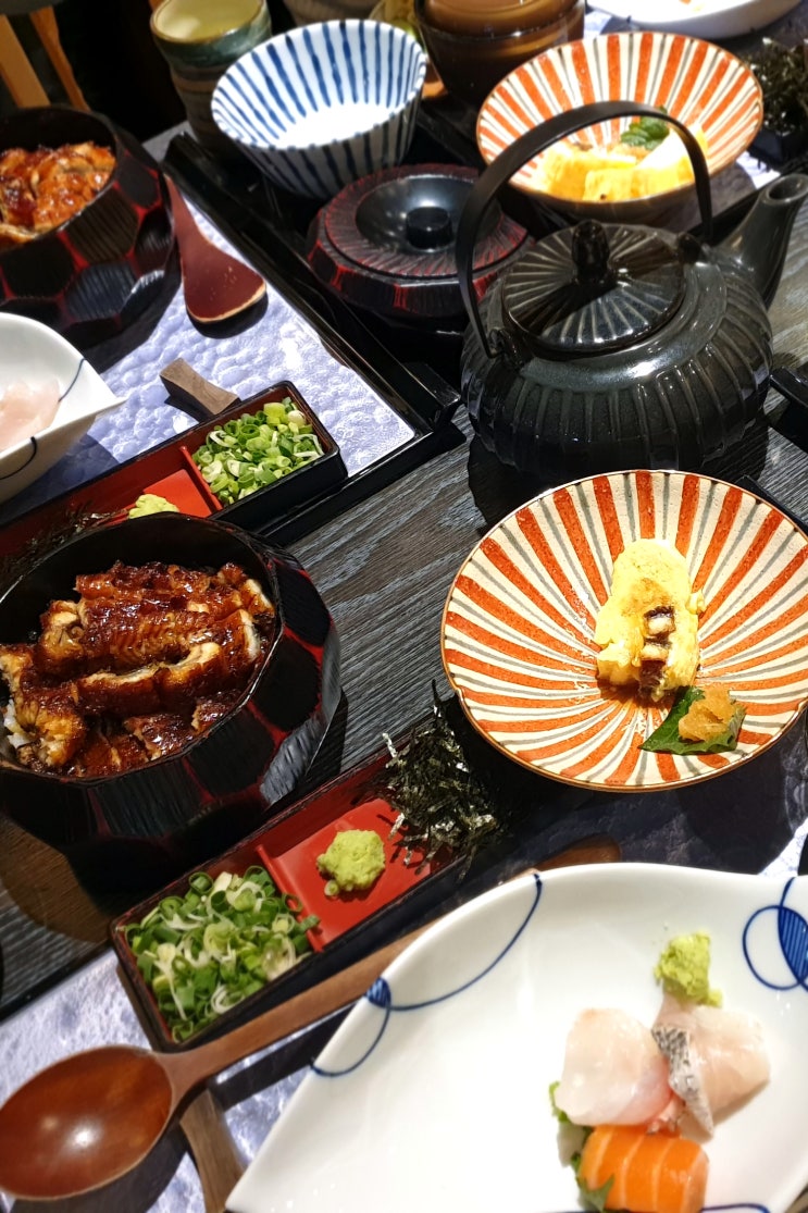 판교 우나기강 장어덮밥 히쯔마부시 가족모임 하던 날