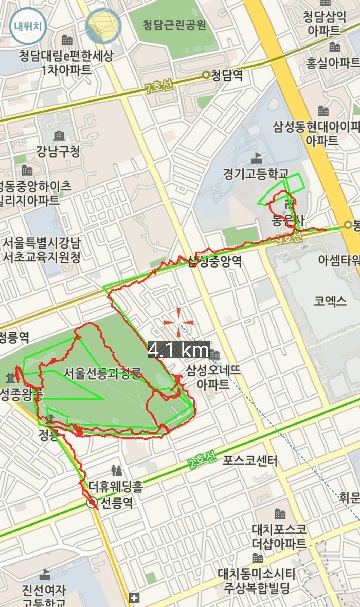  선정릉길