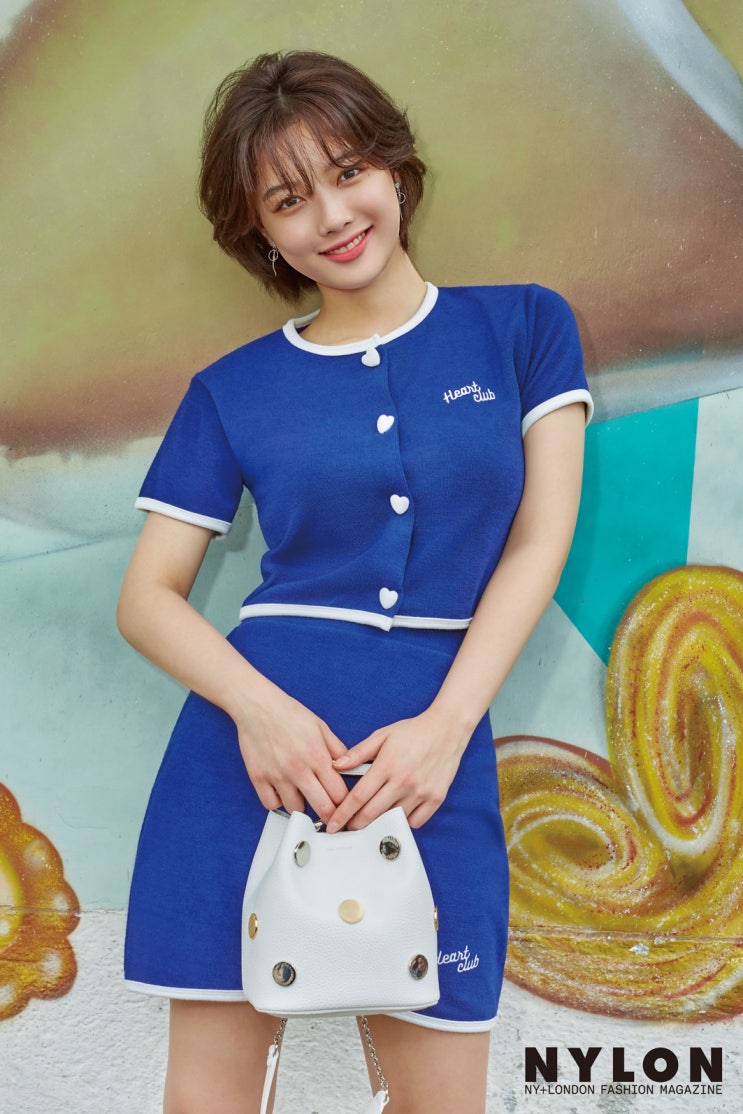  나일론 6월호 화보 김유정 패션, 믹스엑스믹스 하트클럽 김유정