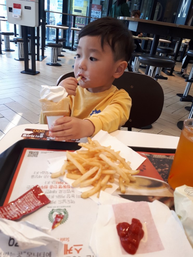[소사벌 데이트 코스 추천] 아기랑 맥도날드 먹고 놀거리