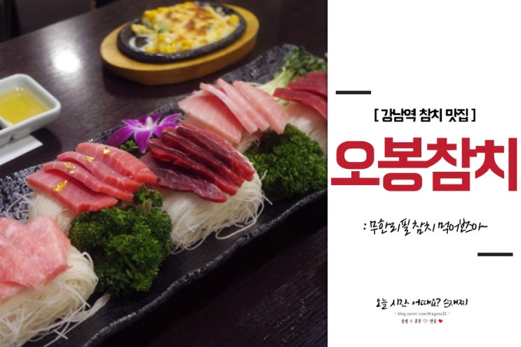  강남역 참치 맛집 #오봉참치 참치무한리필에 청하 6병 꼴딱?