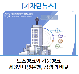  [기자단 뉴스] 제3인터넷은행 도전! 토스뱅크와 키움뱅크, 누가 더 경쟁력 있을까?