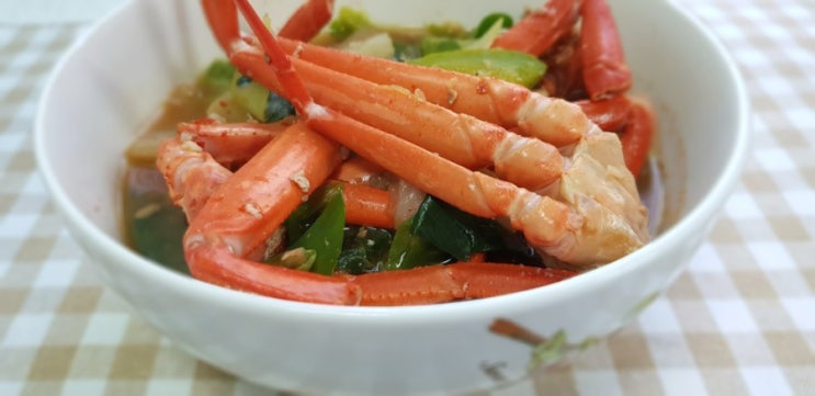  맛있는 홍게된장찌개 만들기