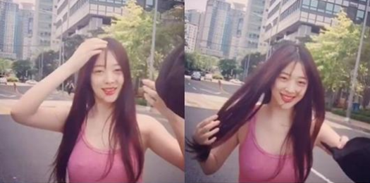  설리, 노브라로 당당하게 거리 활보…‘오늘도 마이웨이’