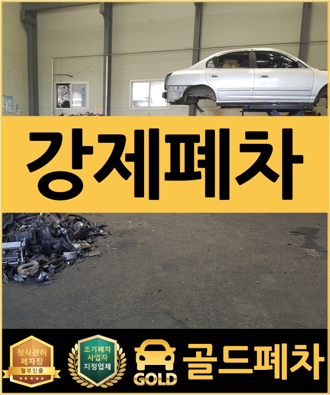  강제폐차 벌금에 주의해야 합니다!