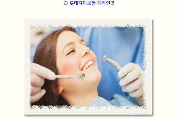  롯데치아보험 다양한혜택