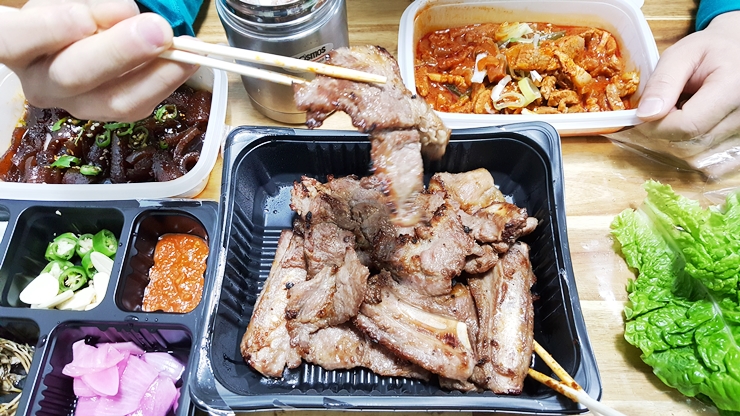  양산동 한우 맛집 갈비포장으로 집에서도 맛있게!