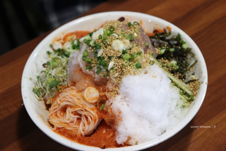  울산 호계 맛집 뱃고동소리 얼음물회 9,900원 : 이 가격 실화입니까