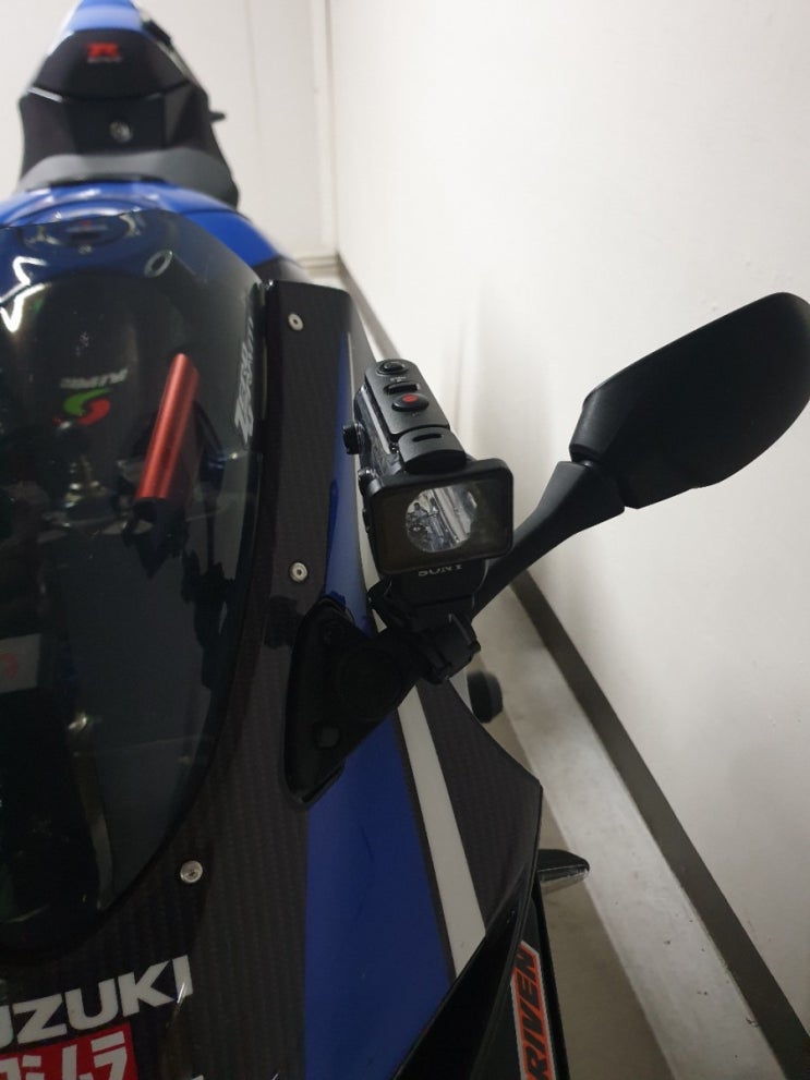  GSX-R1000R 2018 액션캠 장착
