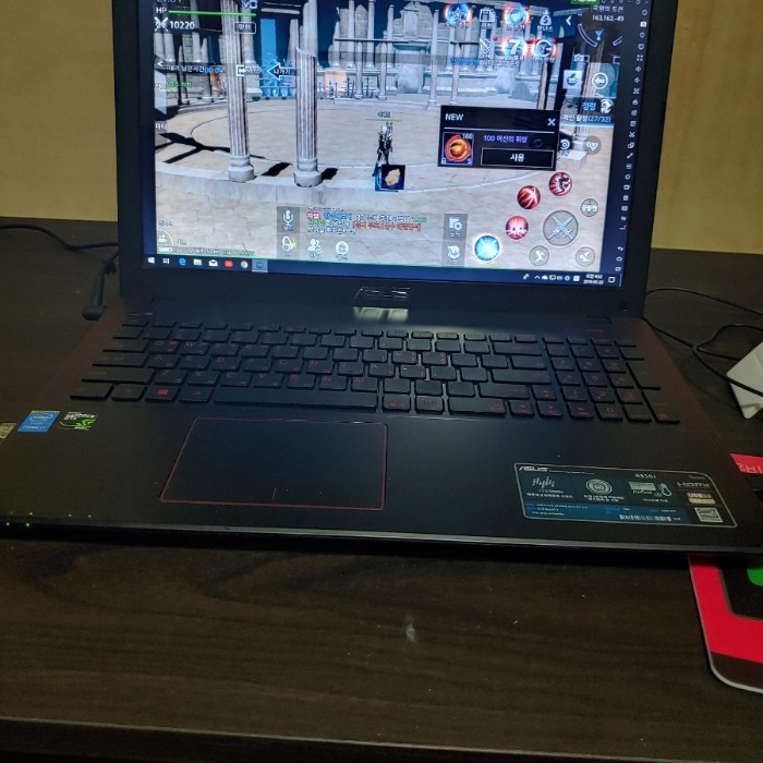  번개장터 아수스 게이밍 노트북 i7  4세대 8G램 240ssd