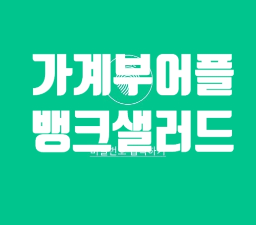  <뱅크샐러드>대학생 사회초년생 가계부어플 한눈에 정리하는 자산관리