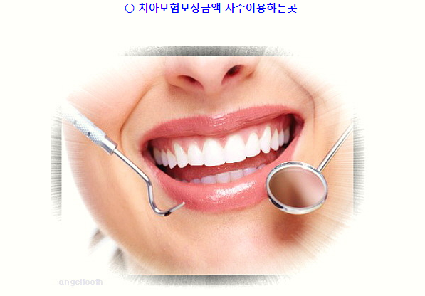  치아보험보장금액 빠른진행알기
