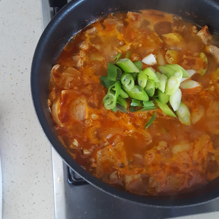  수미네반찬 애호박찌개. 간단한 요리 꿀맛.