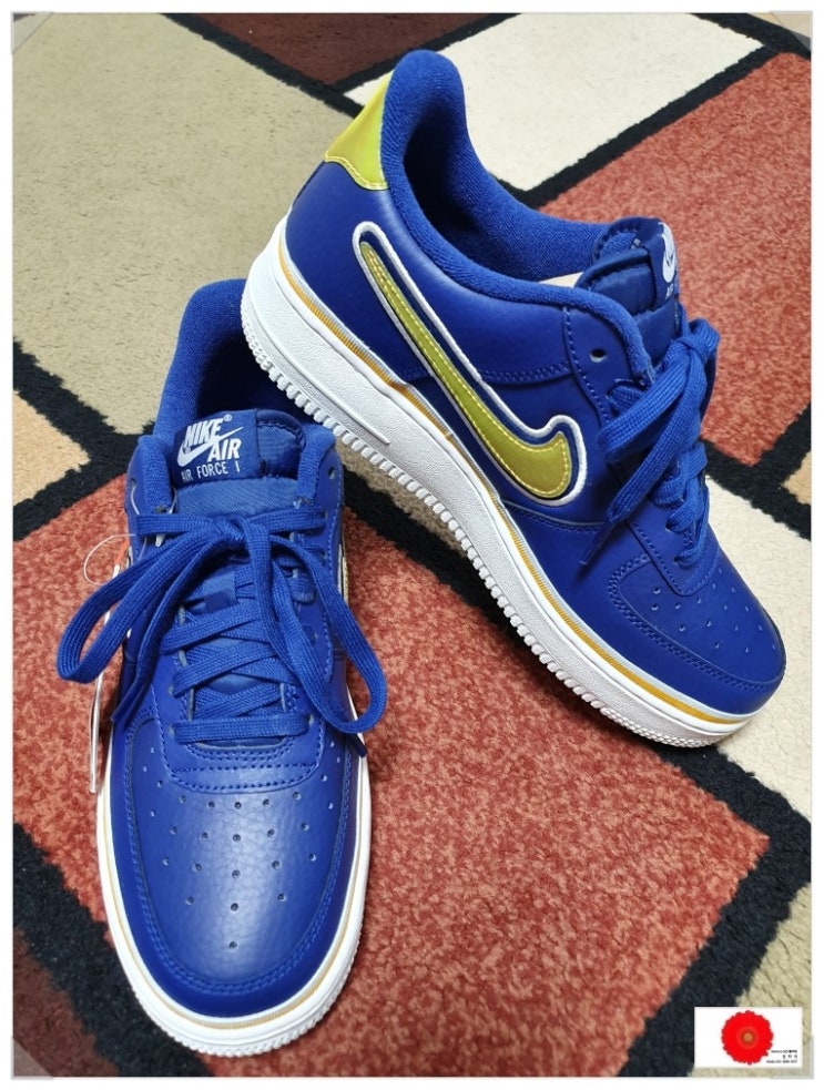  [성장기 어린이 신발]나이키 에어포스원 운동화 NIKE AIR FORCE 1 '07 LV8 SPORT AJ7748-400 모델 구입 착용 후기