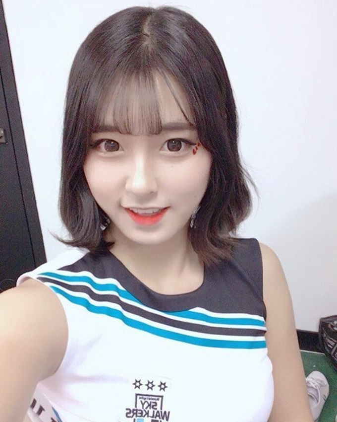  치어리더 대표 귀요미 이하은 인형같은 미모
