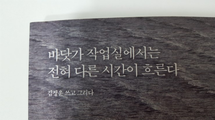  바닷가 작업실에서는 전혀 다른 시간이 흐른다(김정운)