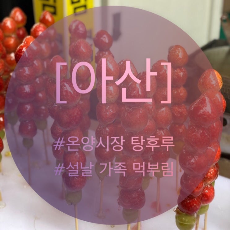  [쏨’s 일상] 아산 먹부림/온양시장 탕후루/첫 탕후루 영접/처음가본 치르치르/아리랑 우렁쌈밥집
