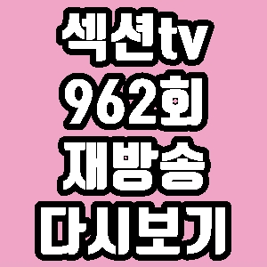  섹션tv 연예통신 노엘 갤러거 봄밤 잔나비 962회 재방송 다시보기 방송시간 편성표