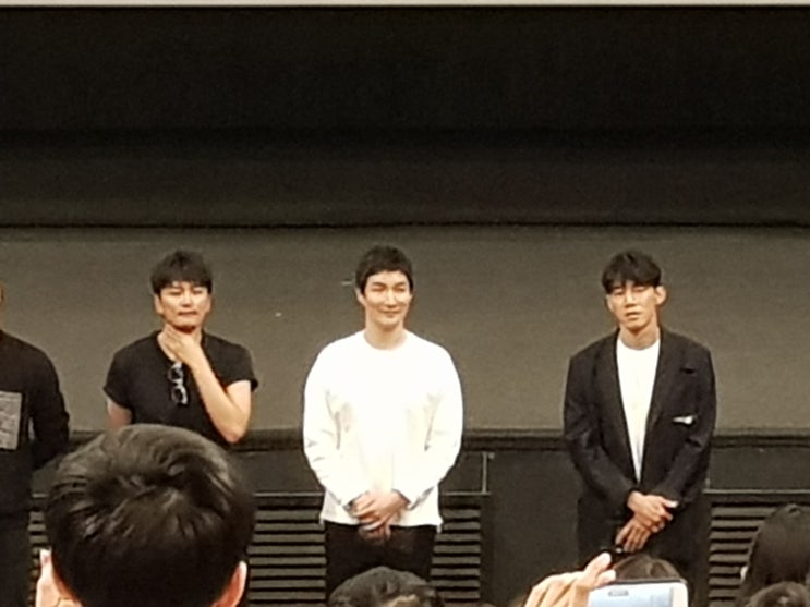  왕십리 cgv에서 영화 '악인전' 무대인사 보고 왔어요.(러블리 마동석 보고파)
