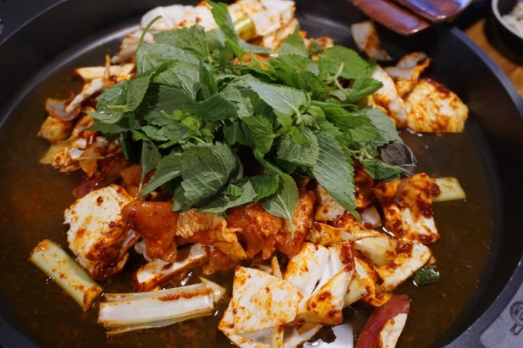  강촌식당 방이점 송파 닭갈비 꼬막비빔밥 마음에 들어