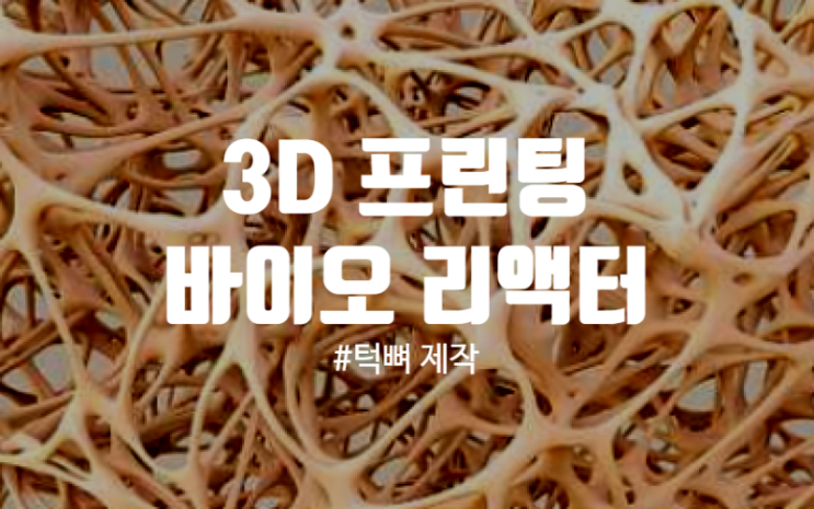 뼈 성장 바이오 리액터 3D 프린터 제작