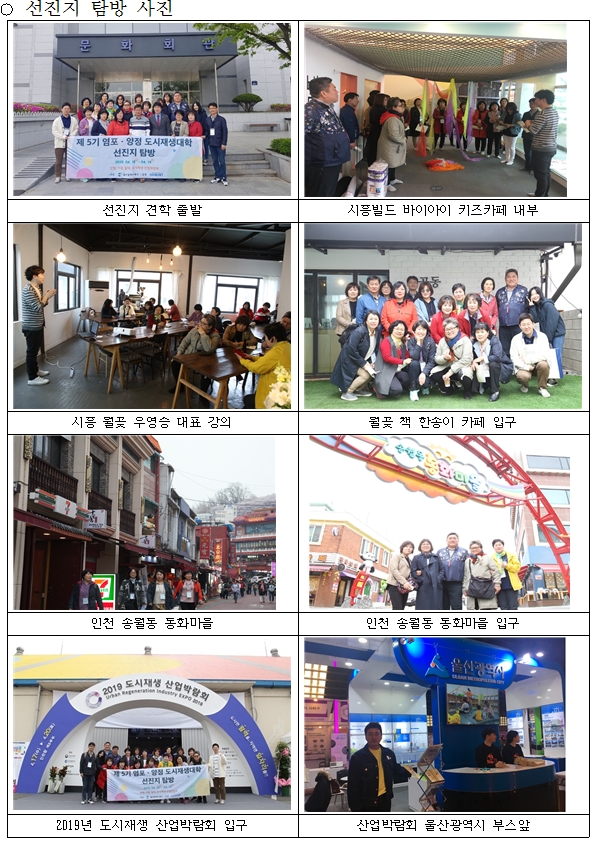 제5기 염포양정도시재생대학 4차시