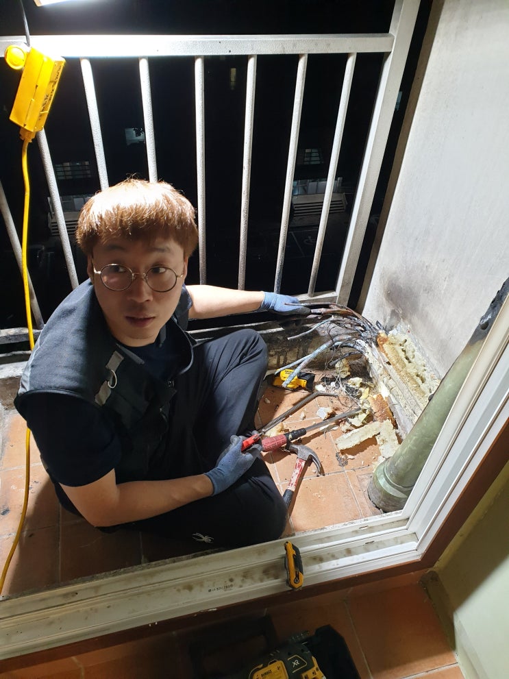  에어컨 매립 배관 화재현장 유지 보수에 최선을 다합니다