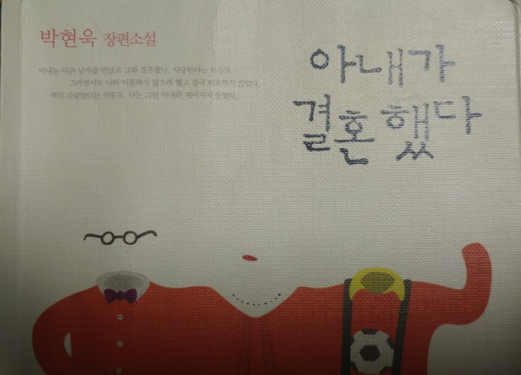  서평 아내가 결혼했다. 사랑과 결혼에 대한 고민을 해보시라.