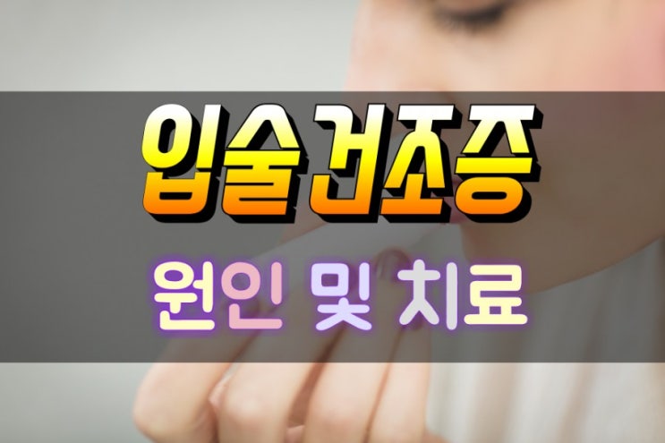  입술 트는 원인과 입술 건조증 치료법 알아보기