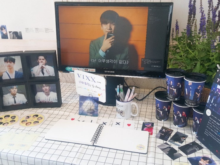  [빅스 7주년 축하해]별빛 이벤트 카페 후기