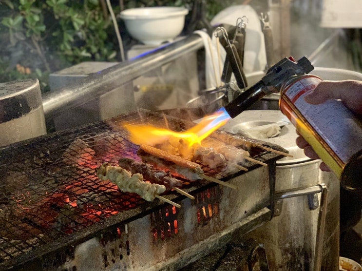  나카스강뷰 포차거리, 꼬치, 생맥주_후쿠오카 거리, 쇼핑, 크레페_일본여행