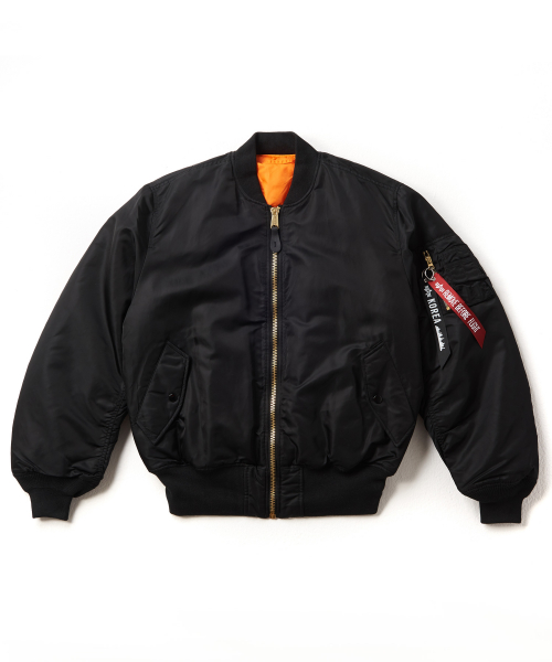  [특가] 10% 할인! ALPHA INDUSTRIES (알파 인더스트리) MA-1 레귤러핏 블랙
