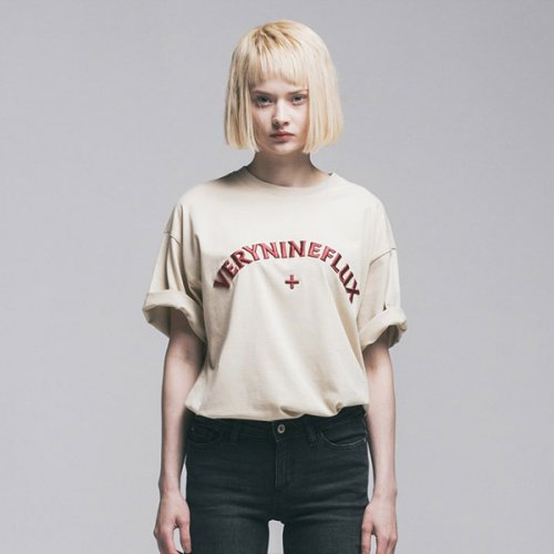  [특가] 40% 할인! VERYNINEFLUX (베리나인플럭스) [재입고완료] SUNSET T-SHIRT BEIGE