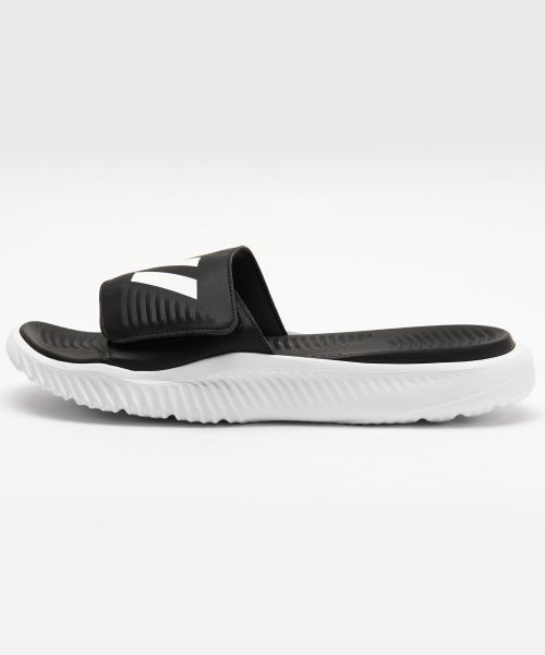  [역대가] 26% 할인! ADIDAS (아디다스) [BA8775] 알파바운스 슬라이드 - 블랙:화이트
