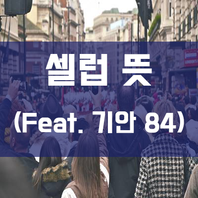  【셀럽 뜻】 // 제대로 알려드립니다!