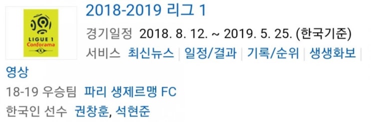 2019.05.24 리그앙(프랑스리그1) (SM캉 보르도 | 디종 툴루즈 | OGC니스 모나코 | 랭스 PSG)