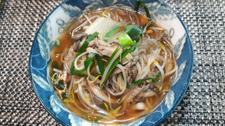  당면요리 당면 찌개(당면 탕) 만드는 법 얼큰하게 먹어보아요~~