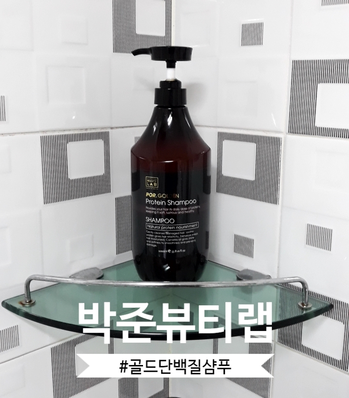  단백질샴푸 추천 : 박준뷰티랩 골드단백질샴푸 머릿결과 탈모방지 한번에!