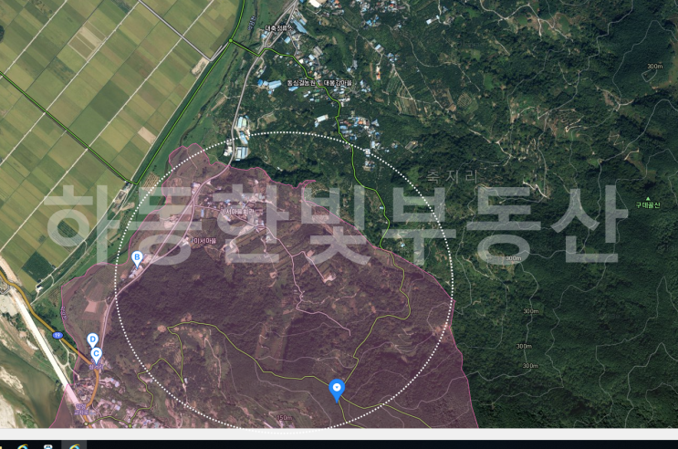  경남하동토지/ 평사리 들녁이 한눈에 들어오는 활용도 높은 계획관리지역 악양땅 매매합니다.