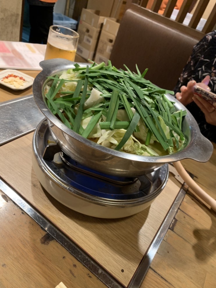 [일본 오사카 난바]모츠나베다이고 너무 맛있오ㅠ