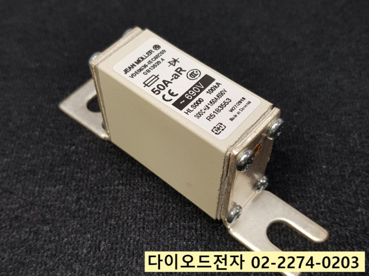  R5183553 JEAN MULLER 판매점 50A-aR ~690V VDE0636-IEC60269 휴즈