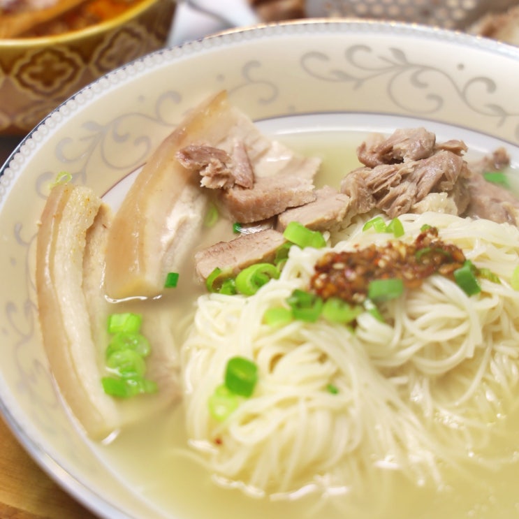 [소면요리]깊은맛 일품인 고기국수 만들기