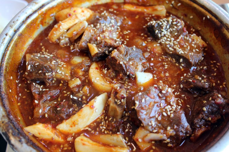  울산호계맛집 중독성 있는 매운맛, 울산북구맛집 정안정에서 동인동 찜갈비 먹었지