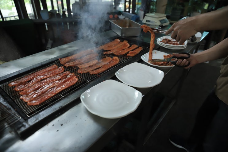  양평 맛집 더덕구이 고추장 삼겹살 경치 좋은 쏠비알