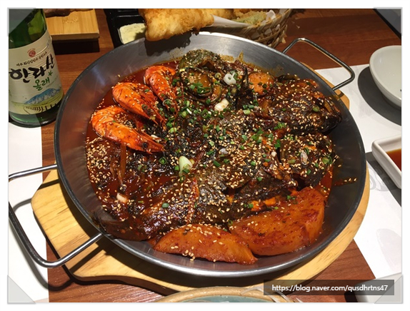  제주 사려니숲길 맛집 고집돌우럭 중문점에서 푸짐한 식사하고 왔어요~~