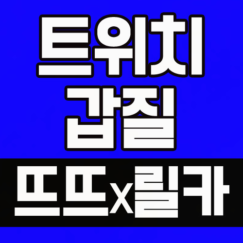  트위치코리아 갑질논란? 영구정지 사건은? 릴카&뜨뜨뜨뜨 / 흐앙님&마이크허