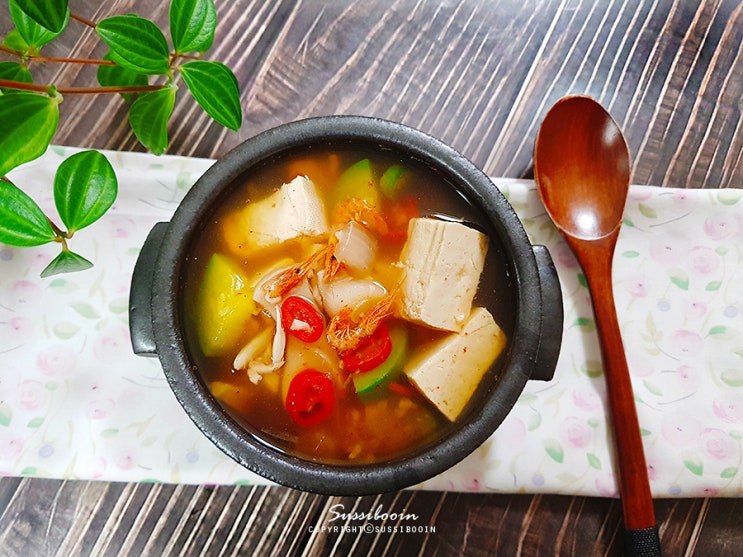  새우젓 두부찌개 만들기:) 새우젓 효능과 보관법