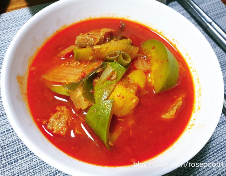  애호박찌개