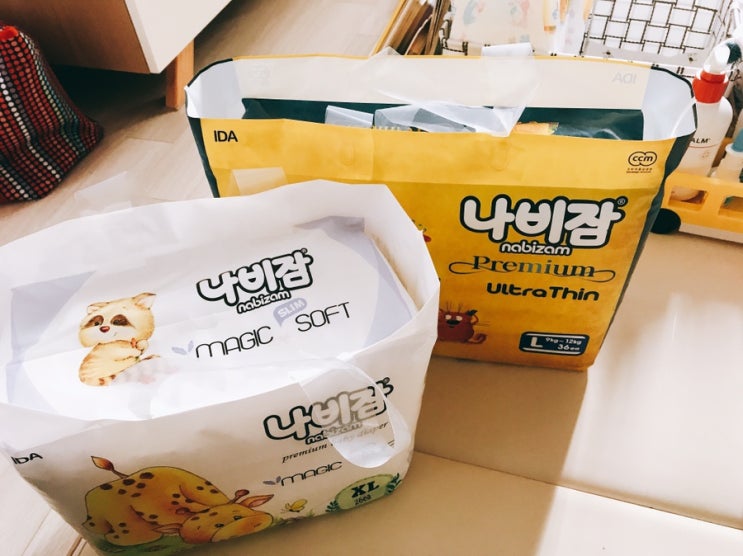  군에서 나비잠으로 / 밴드형에서 팬티형으로 기저귀 바꾸기 : 기저귀 바꿀때 유용한 사이트 - 써봄
