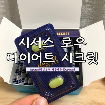  여름 다이어트, CJ오쇼핑 : 시서스 로우 다이어트 시크릿